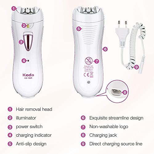 Women's Smooth Glide Epilator for Hair Removal