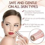 Women's Mini Face Hair Trimmer, USB Rechargeable