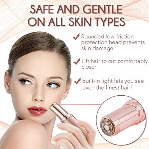 Women's Mini Face Hair Trimmer, USB Rechargeable