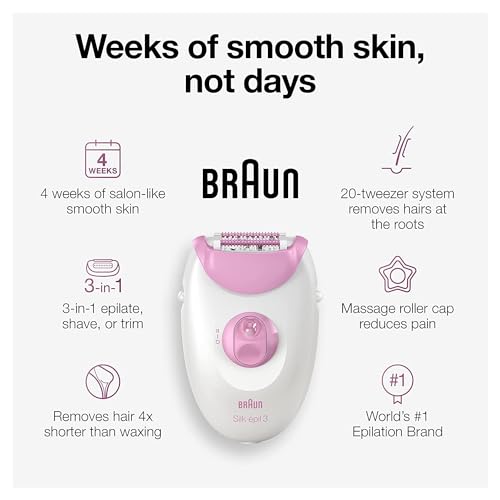 Braun Silk-épil 3 Women's Electric Epilator