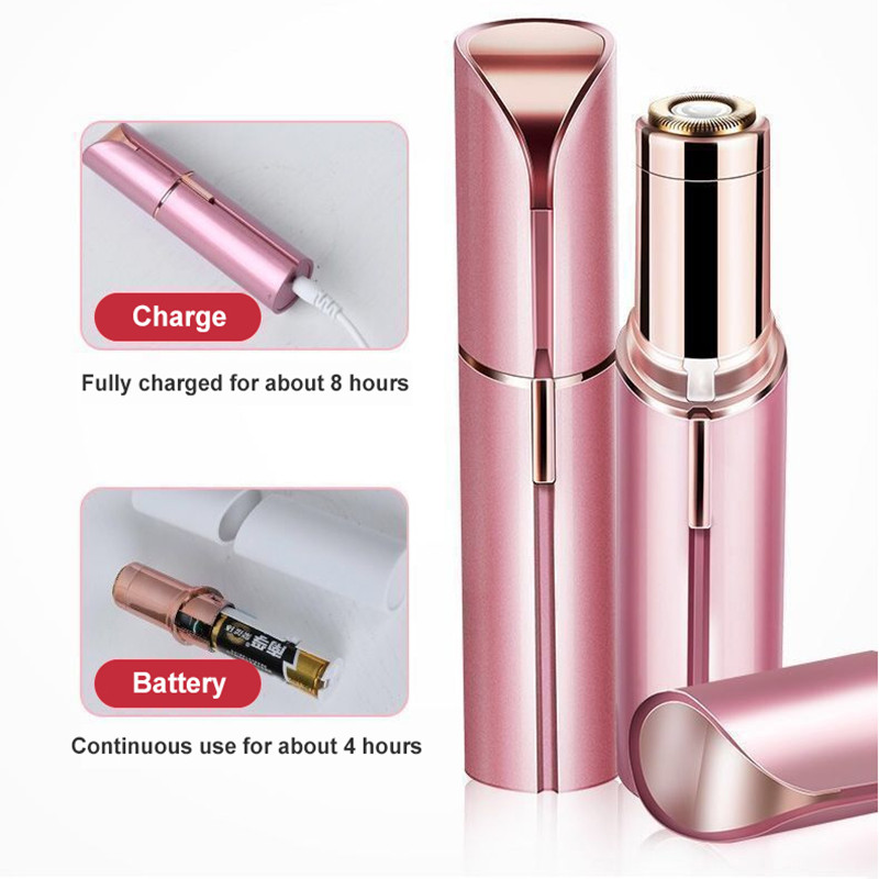 Painless Electric Facial Hair Removal Trimmer for Women