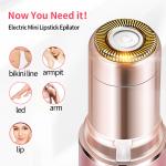 Compact Electric Eyebrow Trimmer for Painless Hair Removal