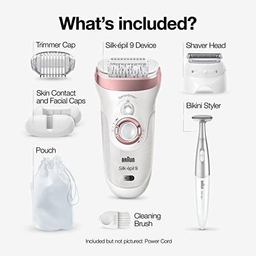 Braun Silk Epil 9 SensoSmart Electric Epilator