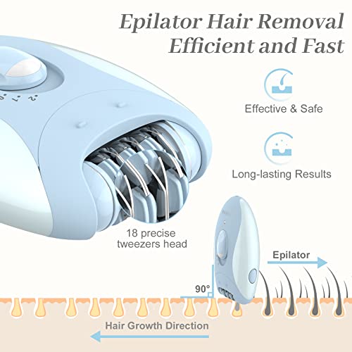 VINSENA 2-in-1 Cordless Epilator and Shaver