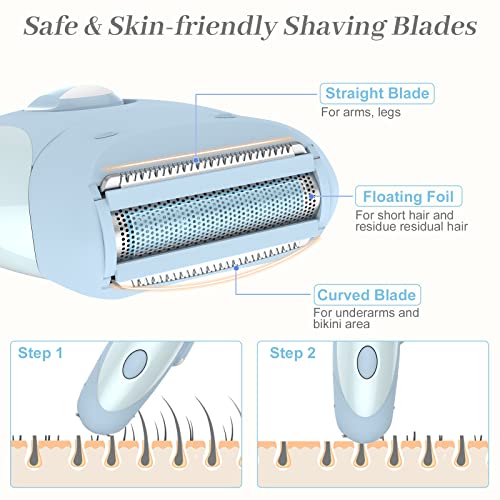 VINSENA 2-in-1 Cordless Epilator and Shaver