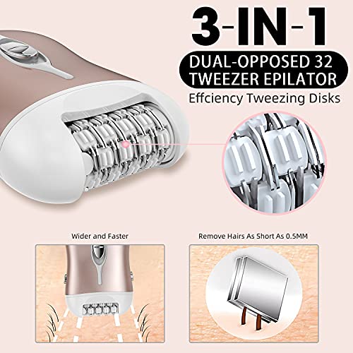 Cordless Rechargeable Face and Body Hair Remover