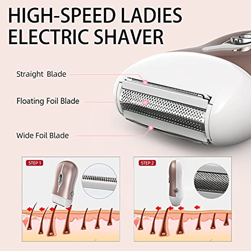 Cordless Rechargeable Face and Body Hair Remover