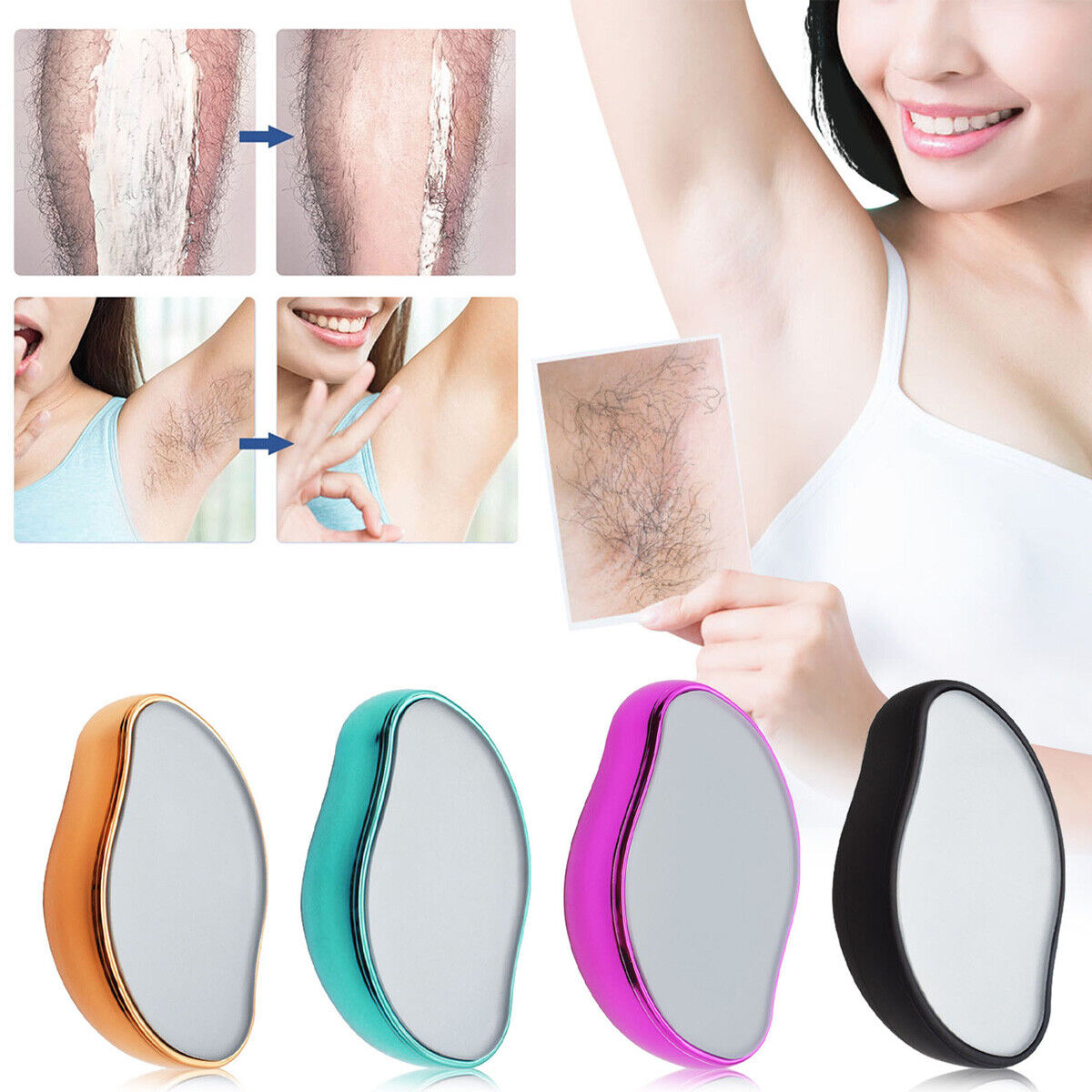 Crystal Hair Remover for Smooth, Hair-Free Skin