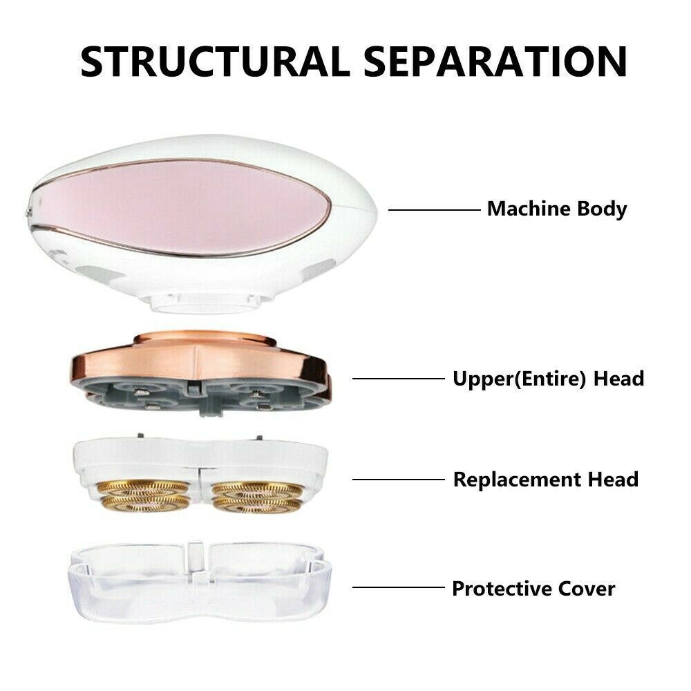 Cordless Women's Epilator and Electric Shaver