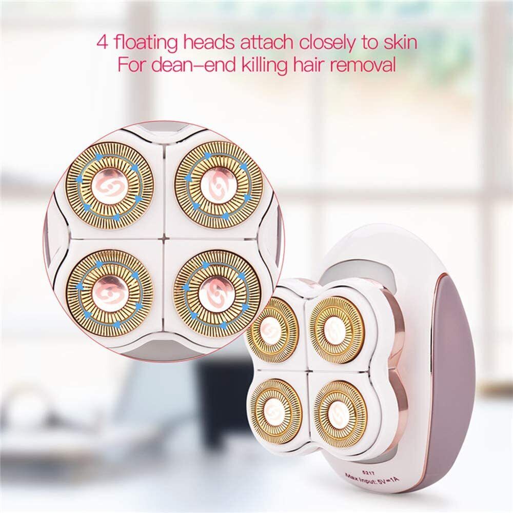 Cordless Women's Epilator and Electric Shaver