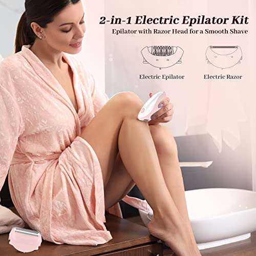 Cordless 2-in-1 Epilator and Razor for Women