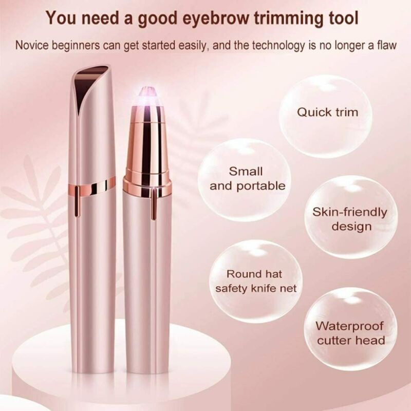 Women's Electric Eyebrow Trimmer and Hair Remover