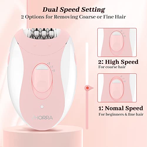 Cordless 2-in-1 Epilator and Razor for Women