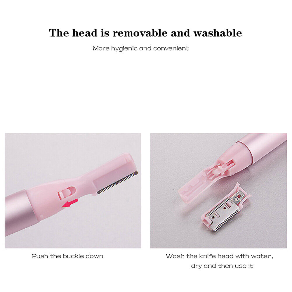 Women's Electric Eyebrow Trimmer and Facial Hair Remover