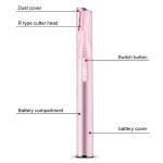 Women's Electric Eyebrow Trimmer and Facial Hair Remover