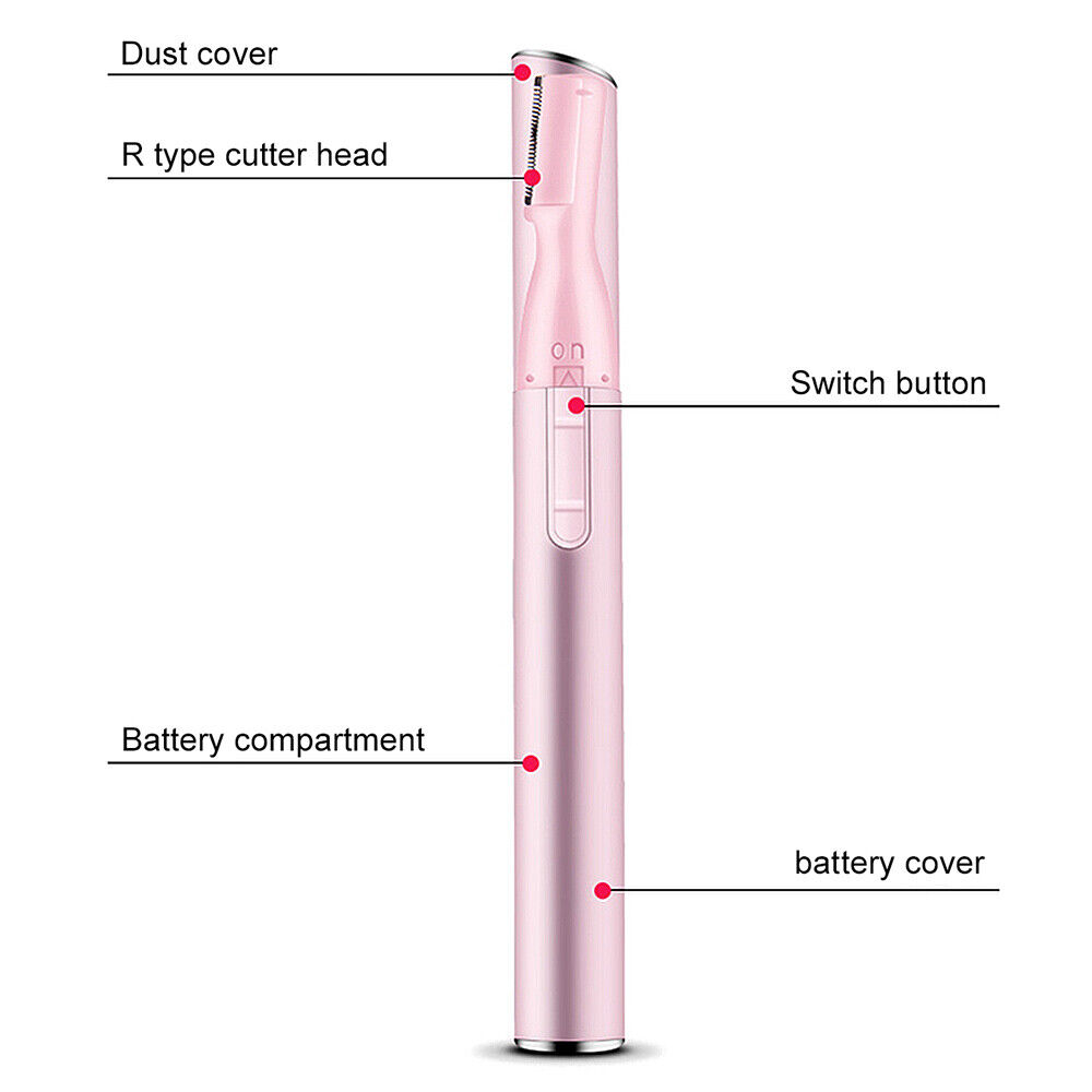 Women's Electric Eyebrow Trimmer and Facial Hair Remover