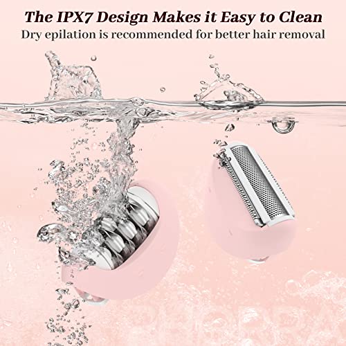 Cordless 2-in-1 Epilator and Razor for Women