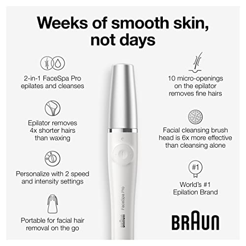 Braun Facespa Pro 910 Facial Hair Removal System