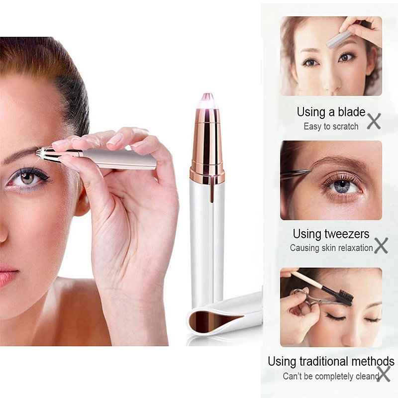 USB Electric Eyebrow and Nose Hair Trimmer