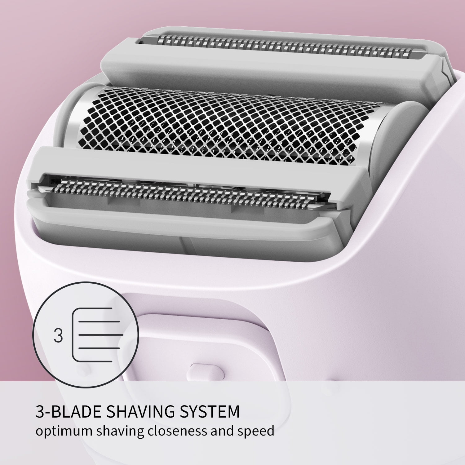 Panasonic 3-Blade Women's Electric Shaver with Trimmer