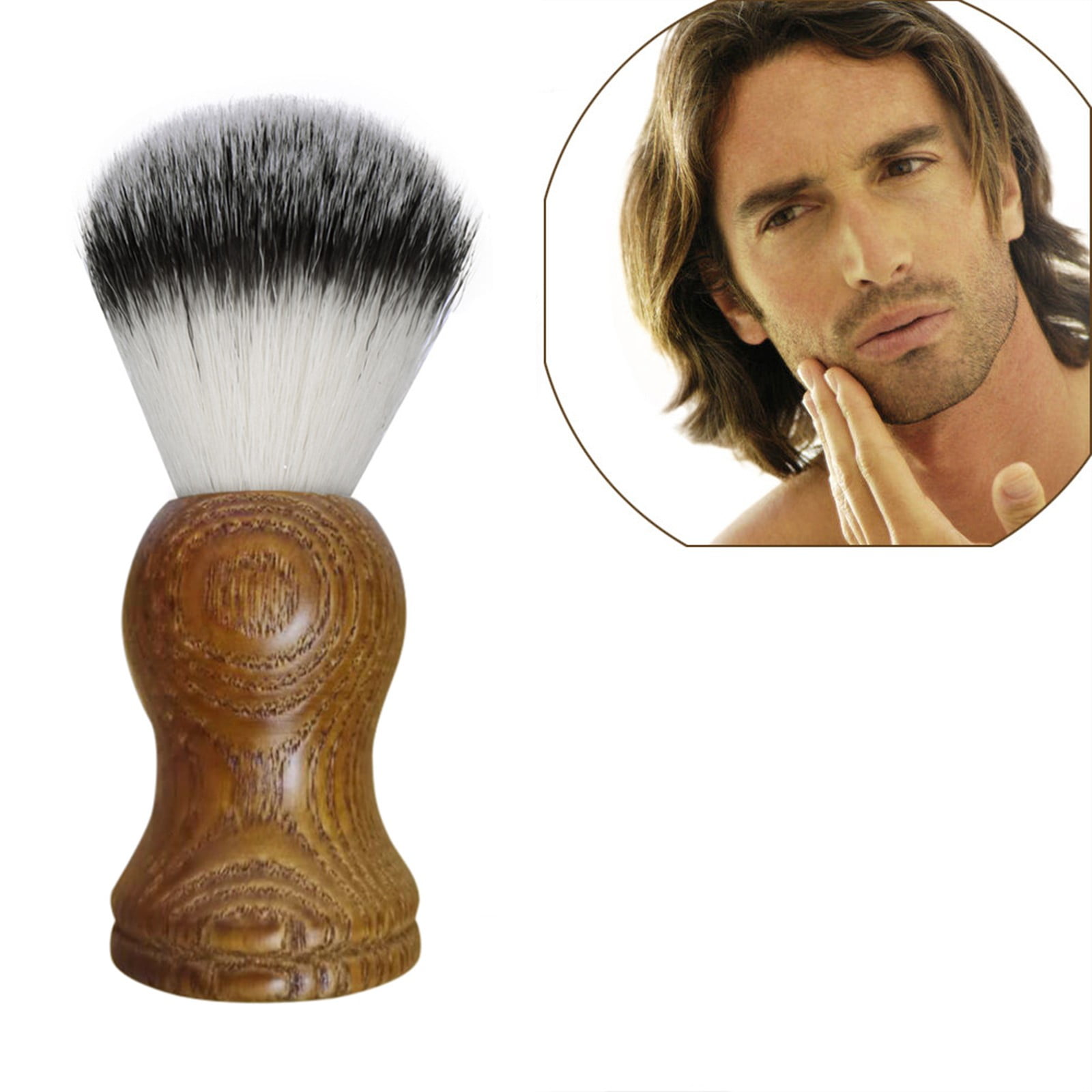 Leg Shaving Brush with Pure Wood Handle