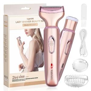 Women's 2-in-1 Waterproof Electric Shaver