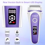 Cshid 3-in-1 Women's Electric Shaver Kit