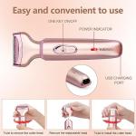 Women's 2-in-1 Waterproof Electric Shaver
