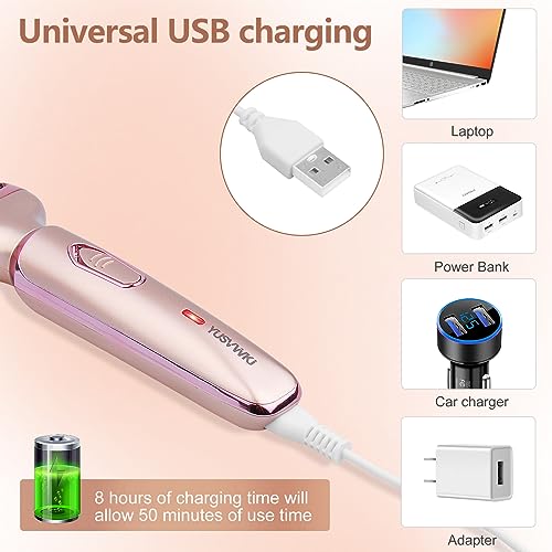 Women's 2-in-1 Waterproof Electric Shaver