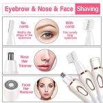 Cordless 4-in-1 Electric Shaver for Women