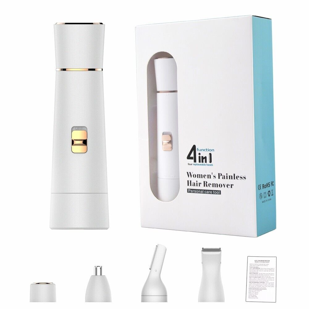 4-in-1 Women's Electric Shaver for Smooth Skin