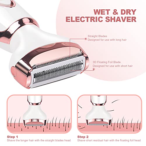 ACWOO Wireless 4-in-1 Lady Electric Shaver