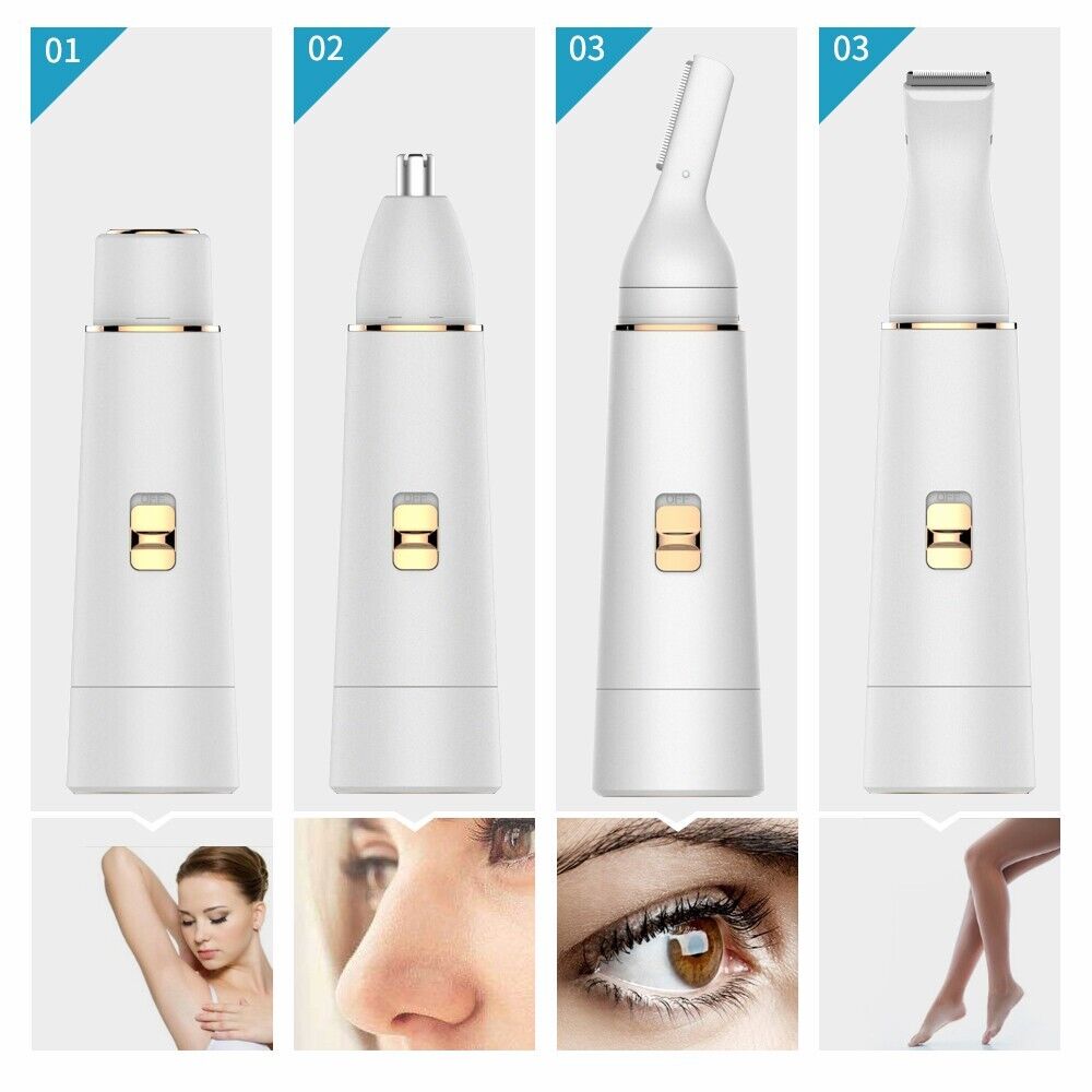 4-in-1 Women's Electric Shaver for Smooth Skin