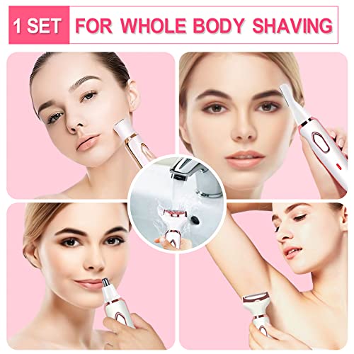 Cordless 4-in-1 Electric Shaver for Women