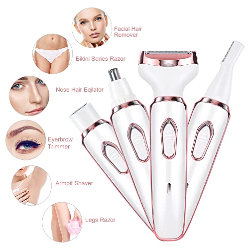 ACWOO Wireless 4-in-1 Lady Electric Shaver