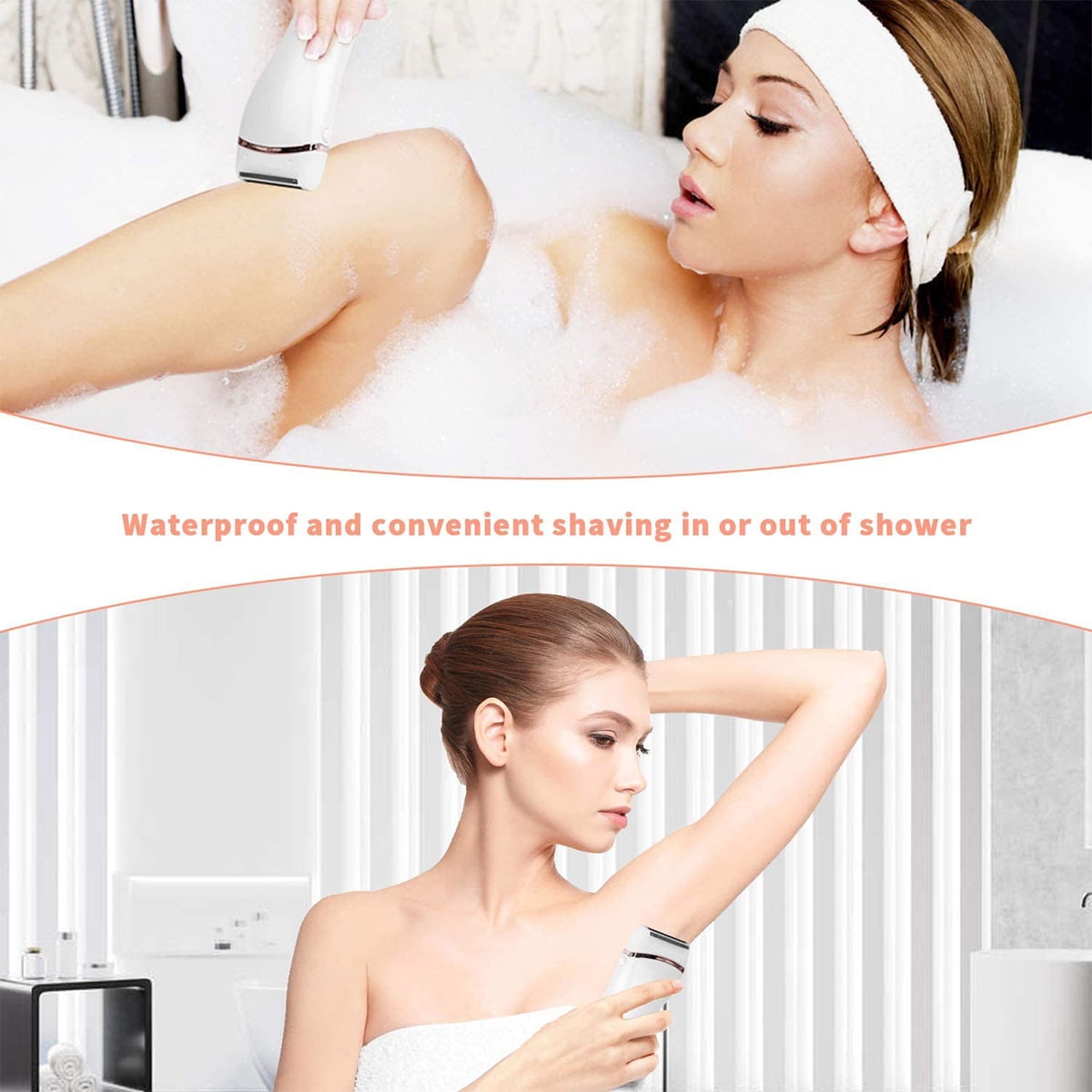 Women's 3-in-1 Electric Razor, Wet & Dry