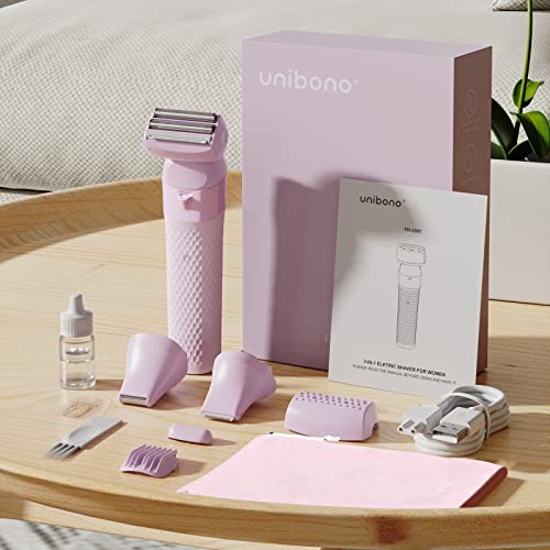 Unibono Women's Cordless Electric Shaver Kit