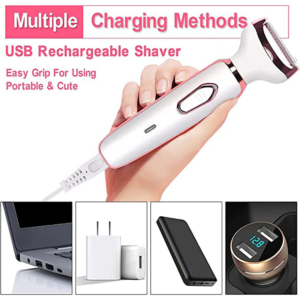 Electric 4 in 1 Lady Shaver and Trimmer