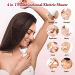 Electric 4 in 1 Lady Shaver and Trimmer