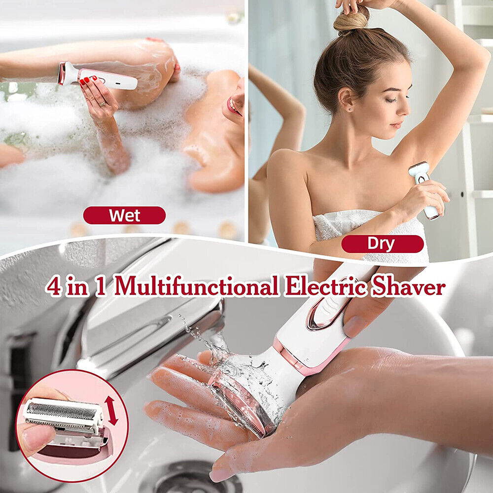 Electric 4 in 1 Lady Shaver and Trimmer