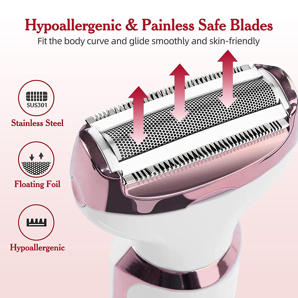 Electric 4 in 1 Lady Shaver and Trimmer