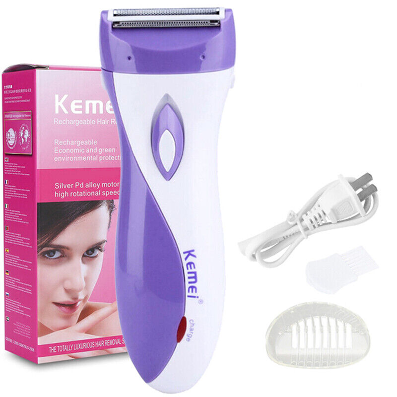 Rechargeable Women's Electric Painless Shaver for Legs
