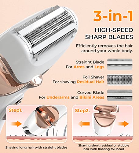 Women's Cordless Bikini Trimmer and Shaver
