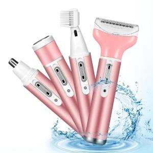 4-in-1 Rechargeable Women's Electric Shaver Kit