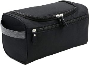 Travel Toiletry Bag for Shaving and Cosmetics