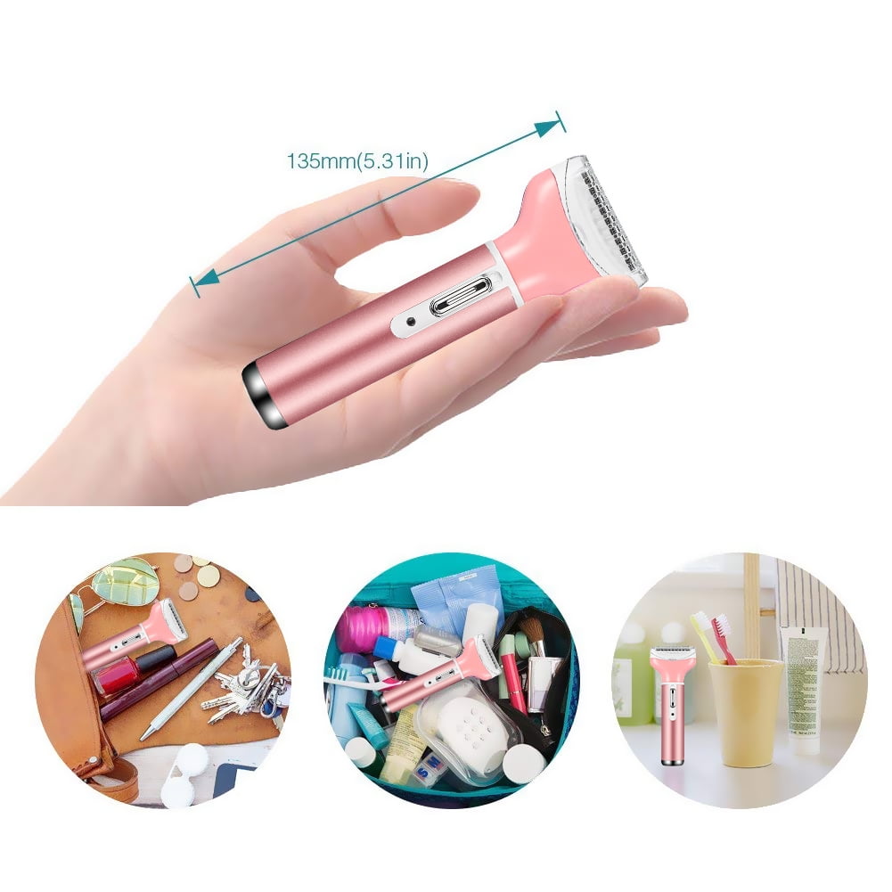 4-in-1 Rechargeable Women's Electric Shaver Kit