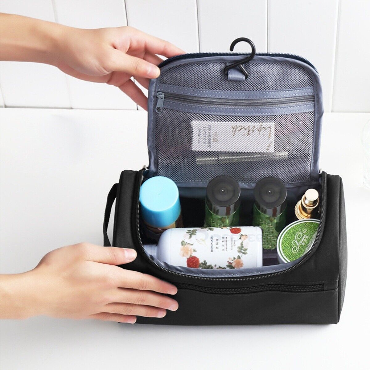 Travel Hanging Toiletry and Shaving Bag