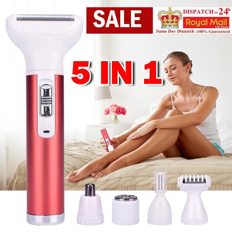 5-in-1 Women's Electric Hair Removal Shaver