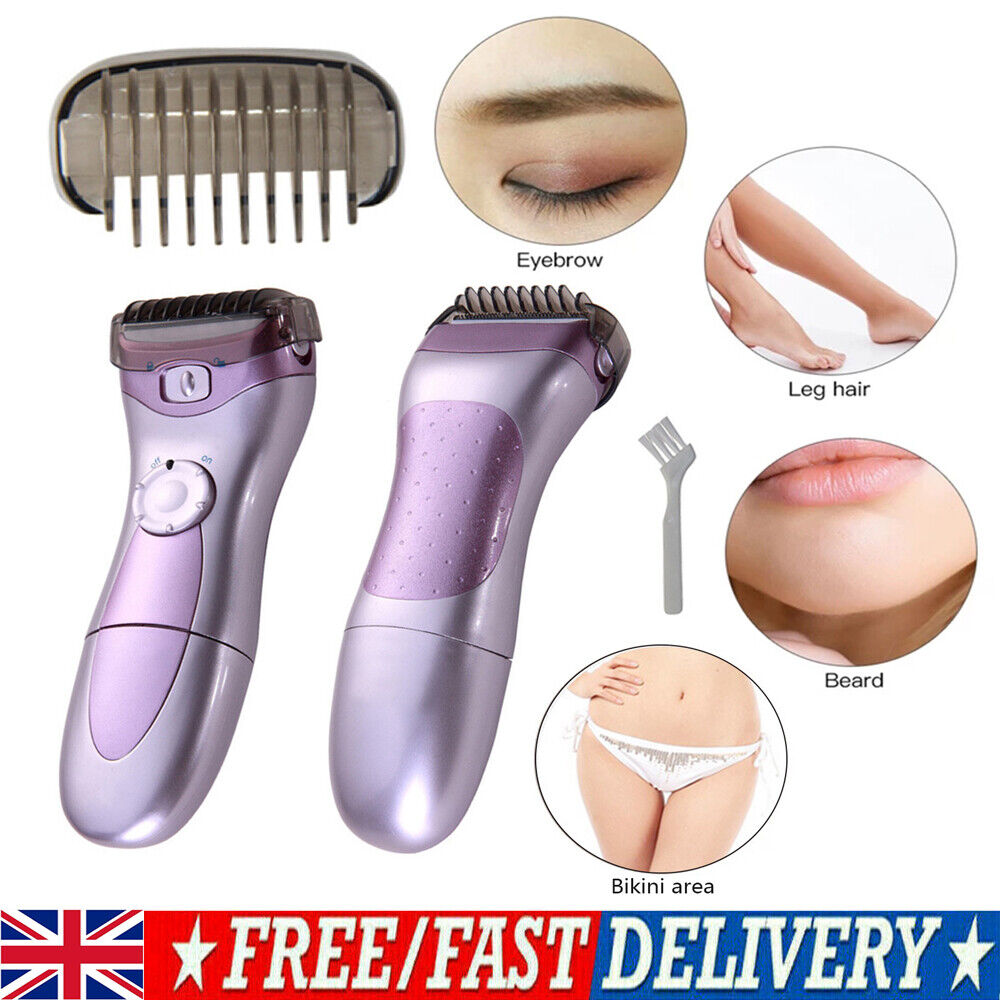 Electric Women's Wet/Dry Shaver and Trimmer