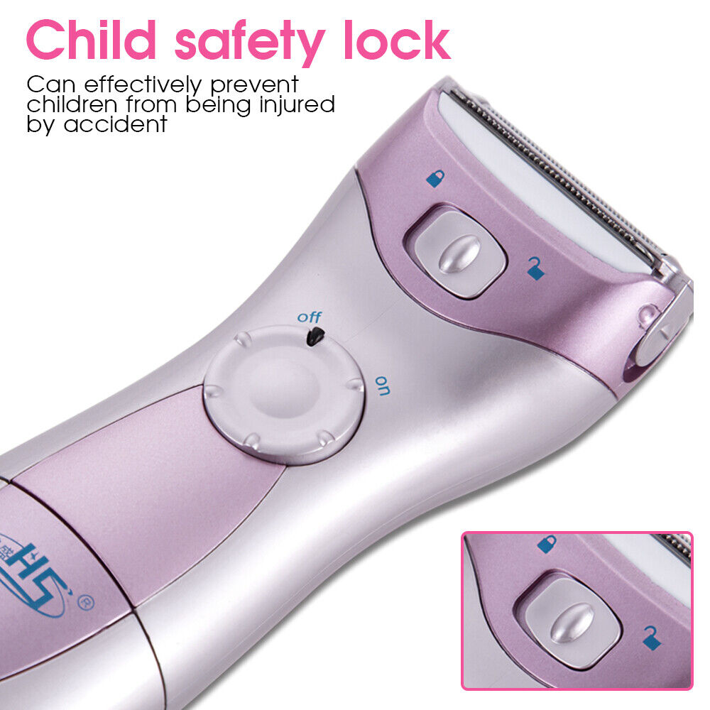 Electric Women's Wet/Dry Shaver and Trimmer